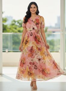 !discount! Floral Print Maxi Dress