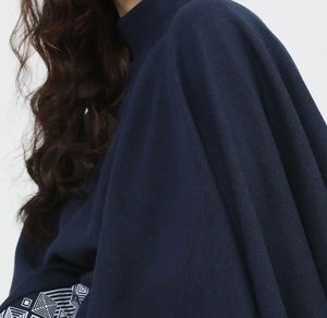 Stylish Navy Blue Cape