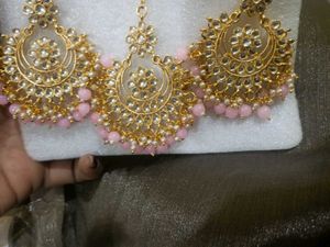 Elegant Kundan Jewelry Set