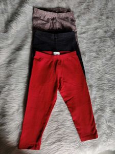 Kids Leggings Pack of 3
