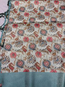 Elegant Floral Print Saree