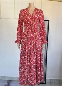 Chic Floral Maxi Dress