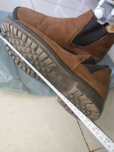 Brown Suede Chelsea Boots
