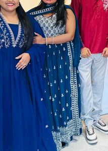 Exquisite Navy Blue Indian Wear
