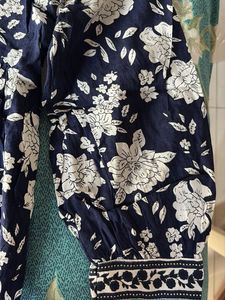 Floral Print V-Neck Dress