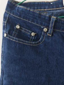 Classic Dark Wash Denim Jeans