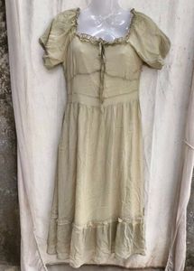 29238. Bohemian Chic Square Neck Dress