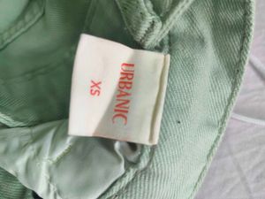 Mint Green Relaxed Fit Jeans