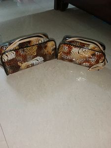 New set of 2 vanity pouch