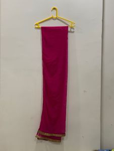 Pink Net Dupatta