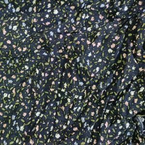 Cute Floral Print Mini Skirt
