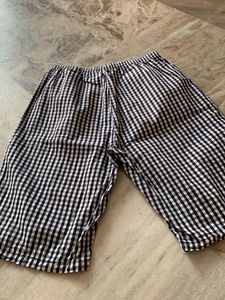 Cute Gingham Print Culottes