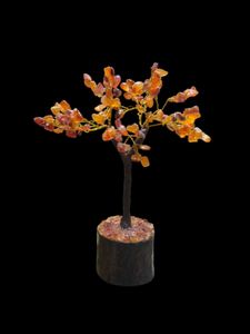 Carnelian Gemstone 100 Chips Tree For Positivity