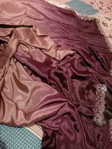 Elegant georgette party wear saree