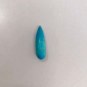 real Turquoise Teardrop Pendant