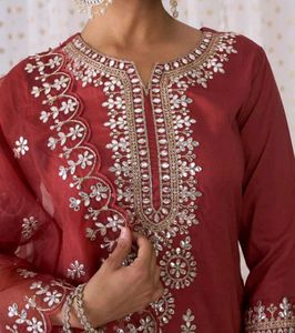 party wear 3 piece Kurta Set