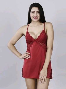 Silk Nightdress size pehle btana kons