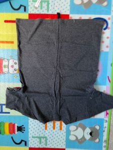 Grey Lace-Up T-Shirt
