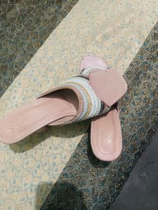 Stylish Embellished Slide Sandals