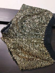 Sparkly Gold Sequin Shorts