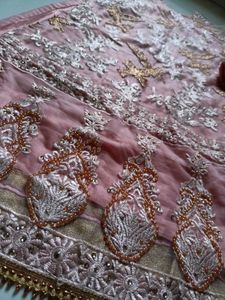 Elegant Pink Embroidered Kurta Set