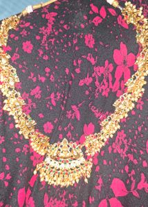 Exquisite Gold-Plated Indian Jewelry Set