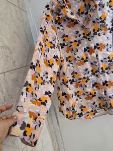 M&amp;S Floral Print Long Sleeve Shirt
