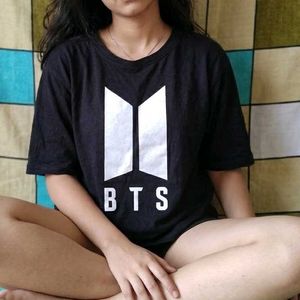 BTS Graphic Black T-Shirt