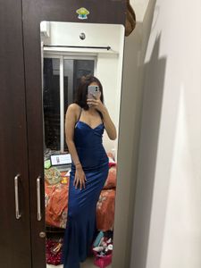 Elegant Blue Evening Gown