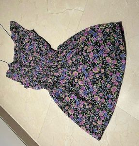 Floral Print Mini Dress