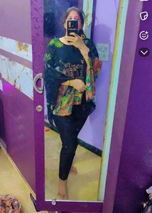 Stylish Printed Kaftan Top