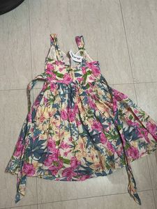Floral Print Summer Dress -  XS