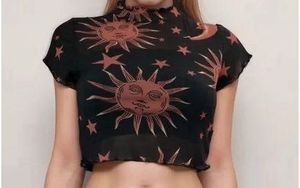 Sun & Moon mesh top