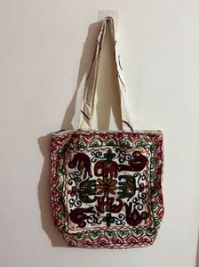 Embroidered Tote Bag