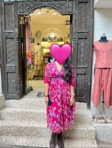 Floral Cutout Midi Dress
