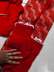 karva chauth special red suit