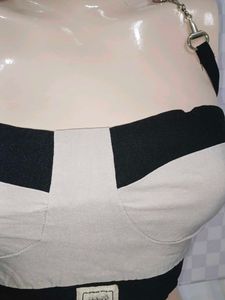 (100)Unique Bustier Design Shoulder Bag