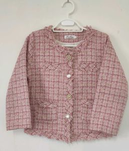 🌷Chic Tweed Winter Coat 🩰 Korean