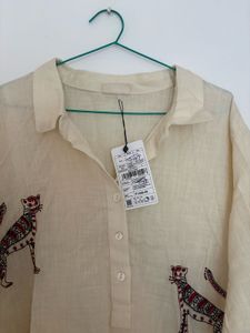 Off-White Cat Embroidered Kurta 🐈‍⬛