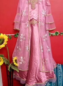 Beautiful Gown With Shrug New Designer