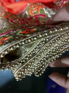 Wedding Wear Saree With Stiched Blouse  Heavy Sare