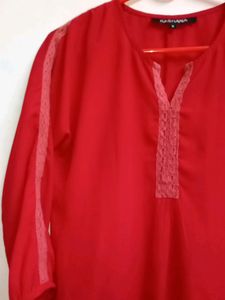 Red Short Kurti