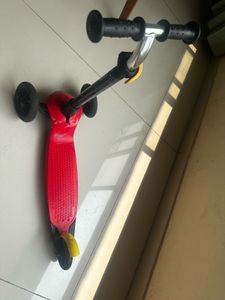 Red 3-Wheel Scooter for Kids