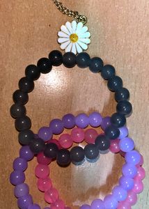 Multi Colour Friendship Bracelet With Pendant