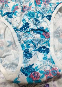 Floral Print Cotton Briefs - Pack of 3