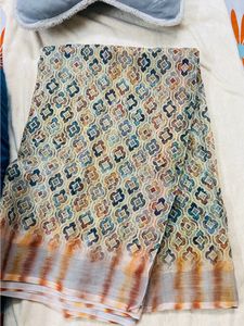 Beautiful Cotton Linen Saree