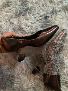 Elegant Metallic Stiletto Heels