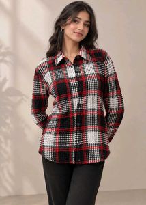 Chic Plaid crop Jacket