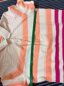 Croft &amp; Barrow Women’s Striped Collared T-shirt