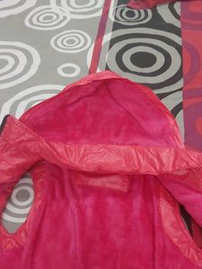 Without Sleeves Warm Jacket For Girls